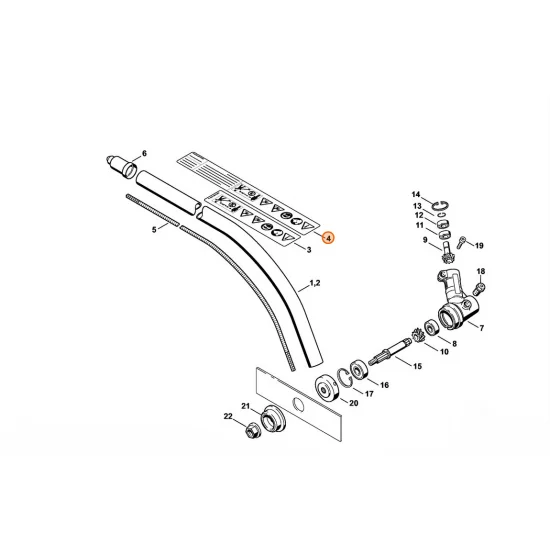 STIHL  Tabliczka ostrzegawcza FC 0000 967 7277